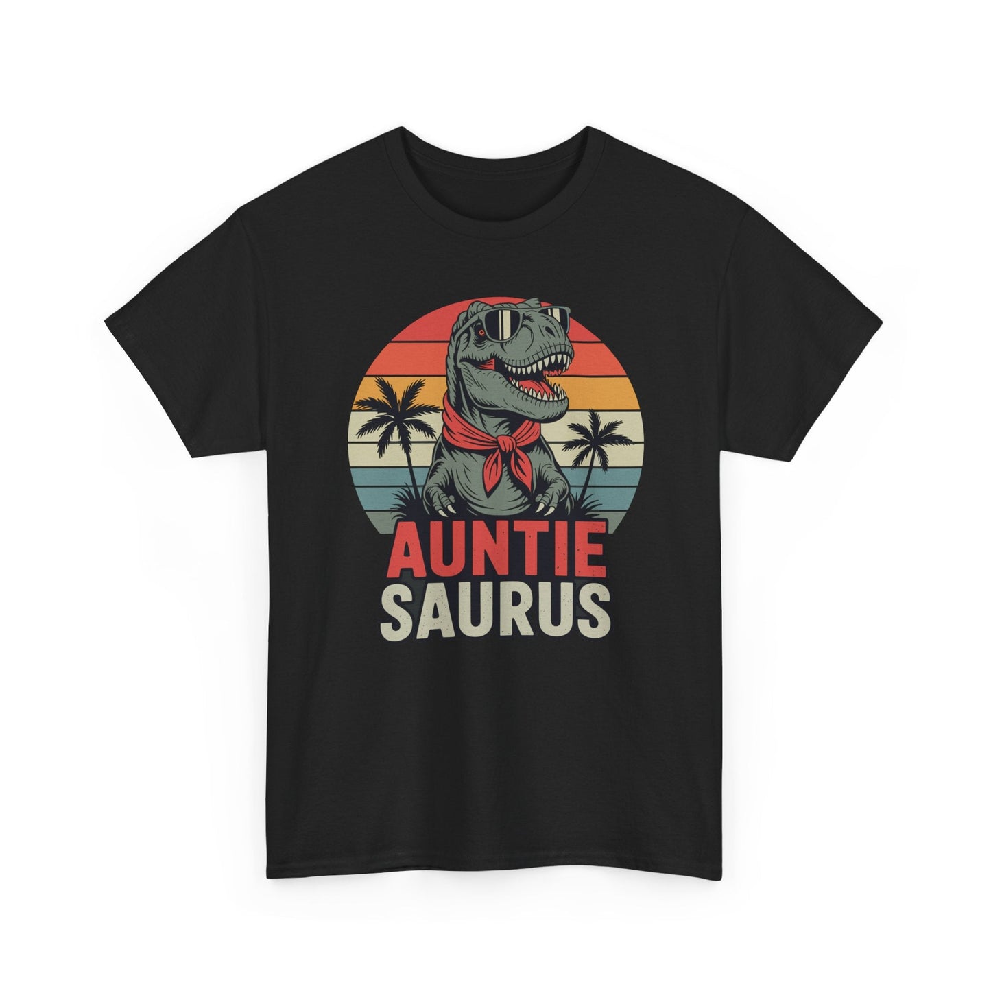 Auntiesaurus T Rex Dinosaur Auntie Saurus Family Matching T-Shirt