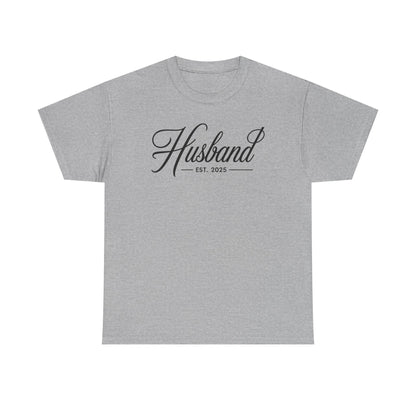 Couples Gifts For Husband And Wife Matching Husband Est 2025 Just Married Honeymoon Wedding T-Shirt