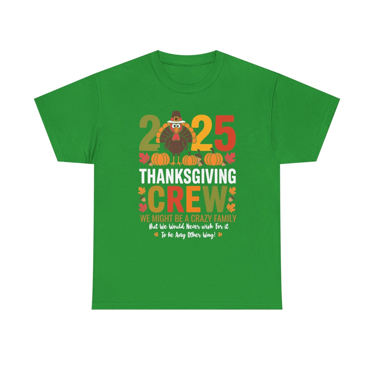 Family Thanksgiving 2025 Thanksgiving Crew Turkey Matching T-Shirt