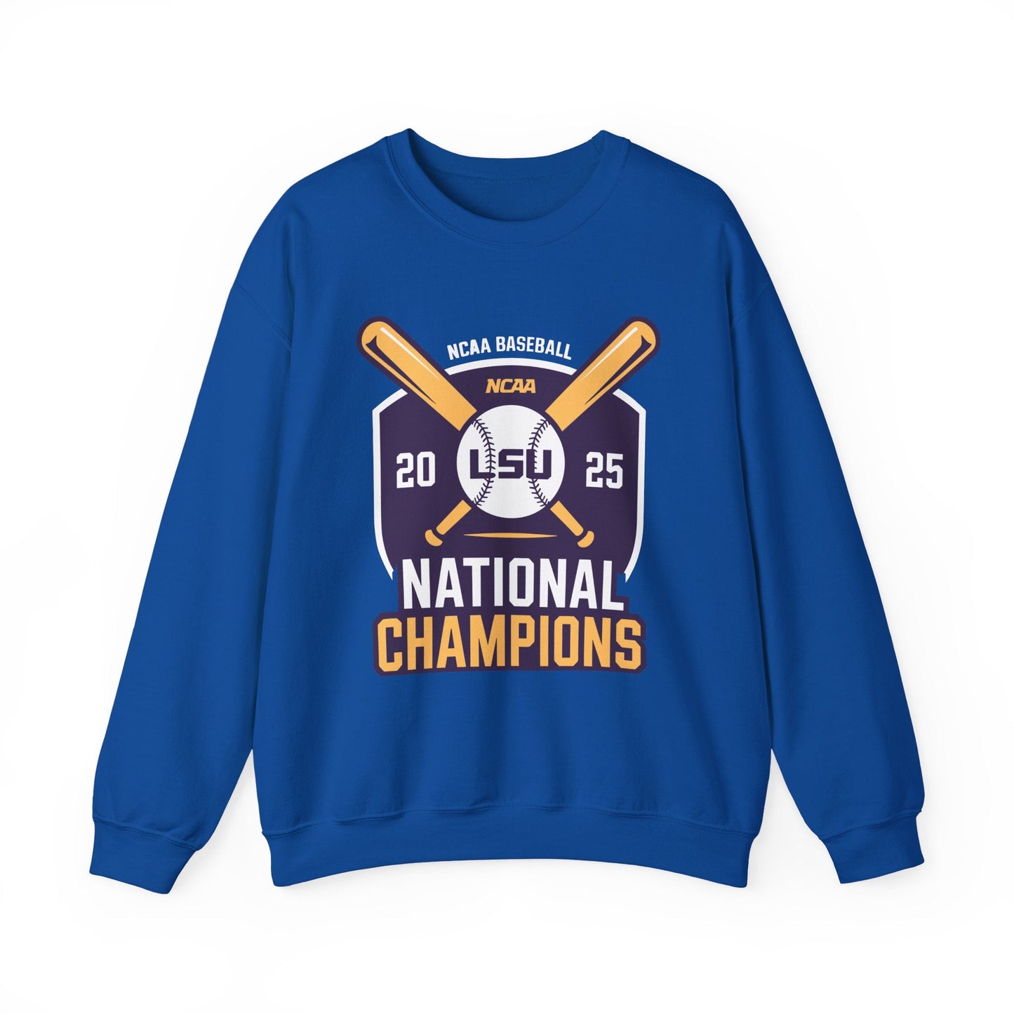 LSU Baseball 2025 National Champions Logo Sweatshirt