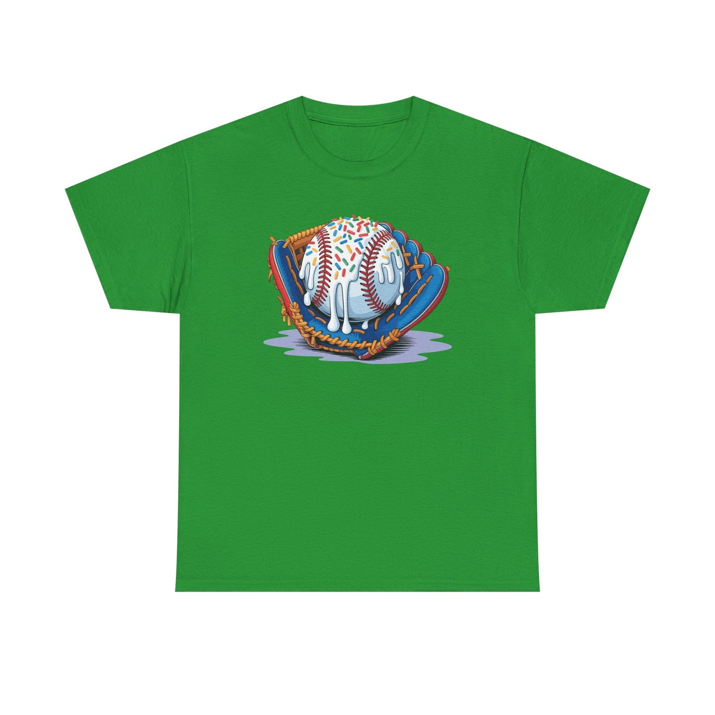 Baseball Drip Ice Cream Sprinkles Baseball Glove T-Shirt