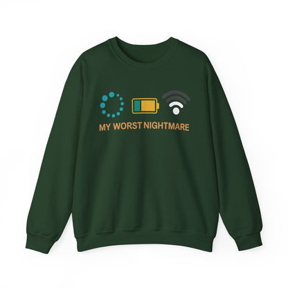 My Worst Nightmare Funny gifts for Gamers Sweatshirt