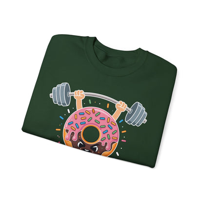 Funny Weightlifing Fitness Workout Gym Donut Lover Sweatshirt