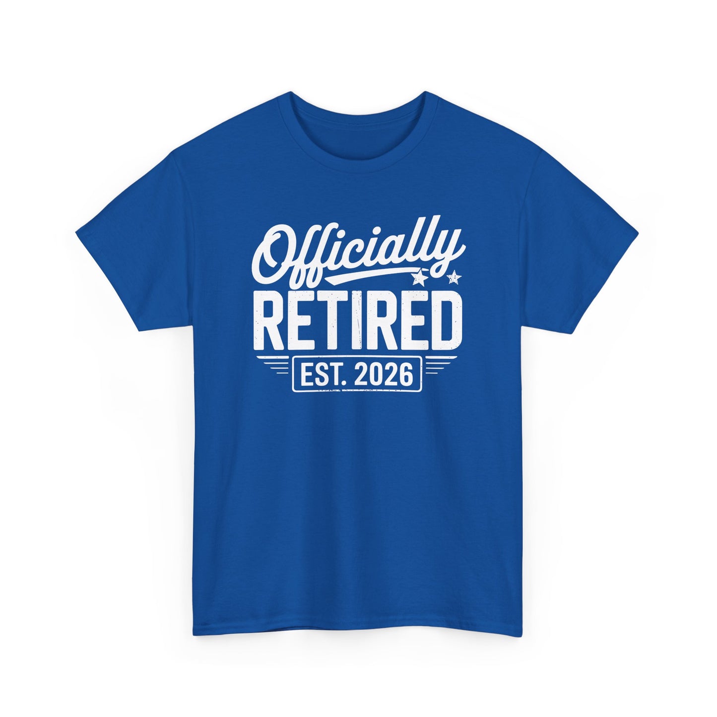 Funny Retirement 2026 Officially Retired Vintage Humor T-Shirt