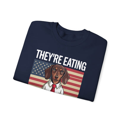They're Eating the Dogs Trump Hot Dog Sweatshirt