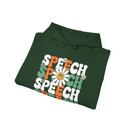 Speech Therapy Retro Speech Language Pathologist Therapist Hoodie