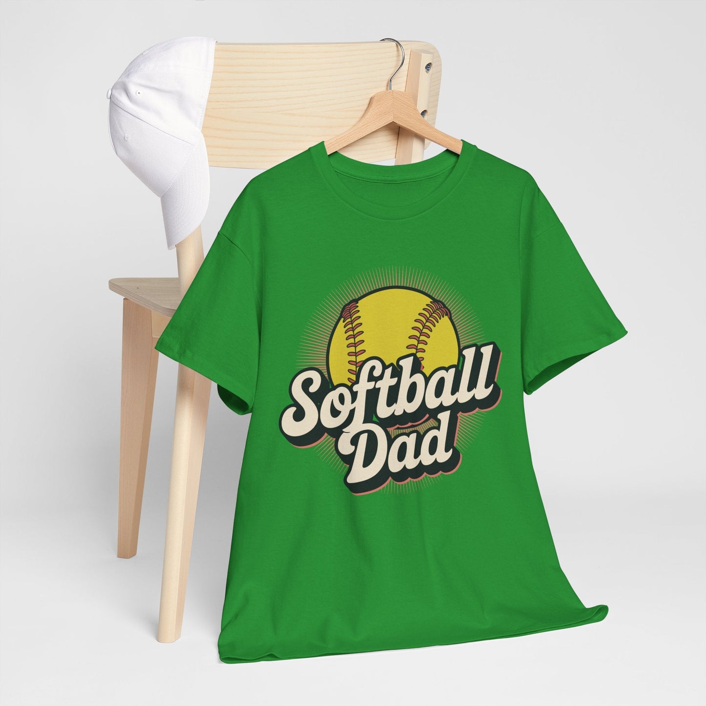 Funny Fathers Day Softball Dad Gift From Daughter Son Wife T-Shirt