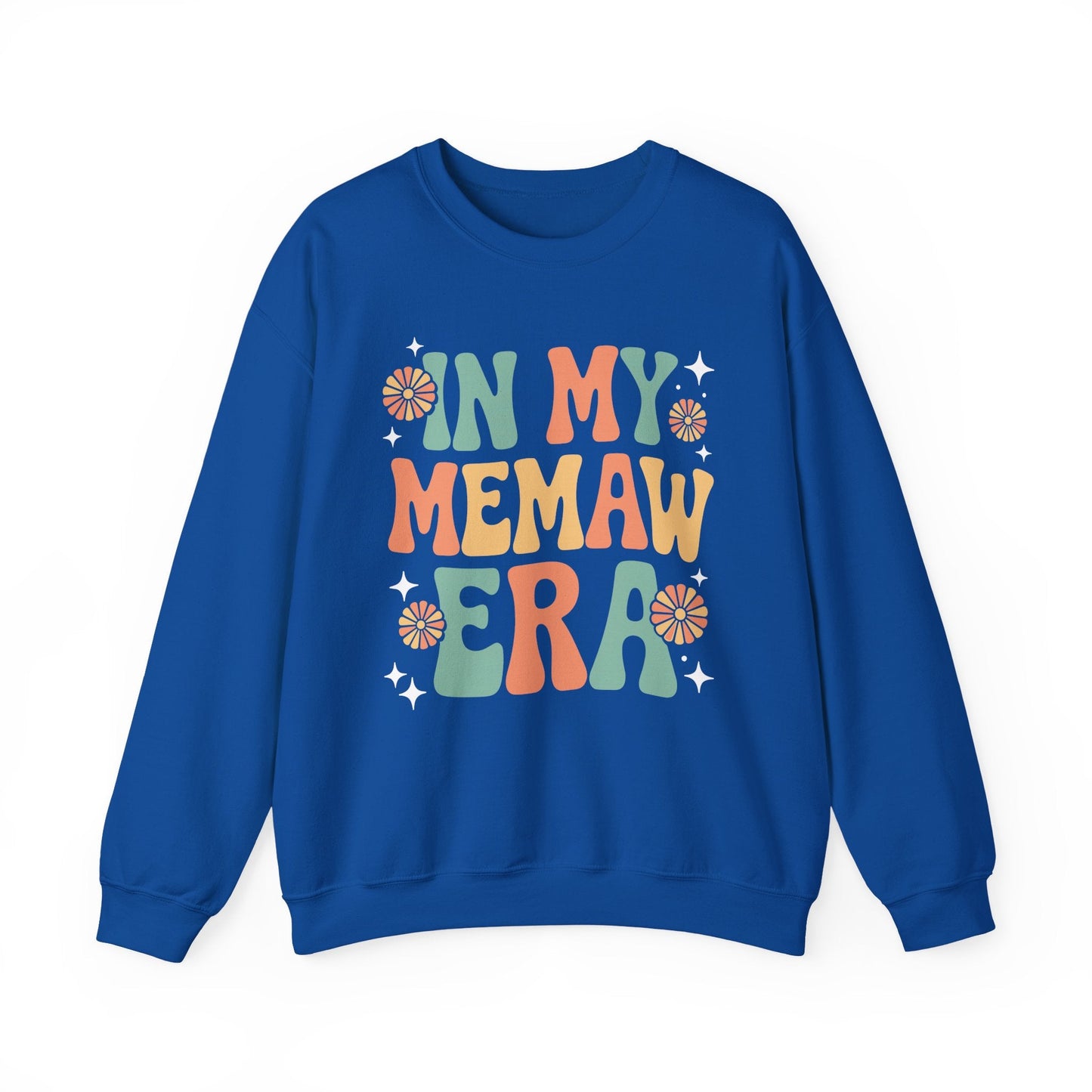 In My Memaw Era Funny Sarcastic Groovy Retro Mothers Day Sweatshirt