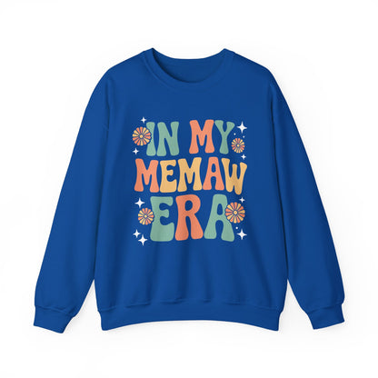 In My Memaw Era Funny Sarcastic Groovy Retro Mothers Day Sweatshirt