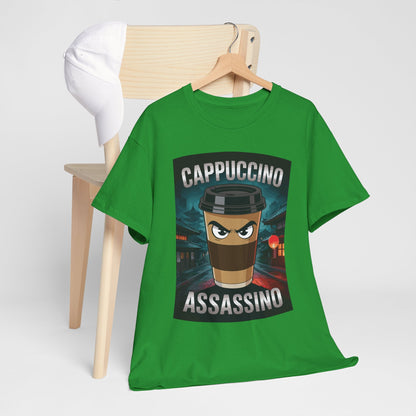 Cappuccino Assassino Coffee Lovers Italian Brainrot Meme T-Shirt