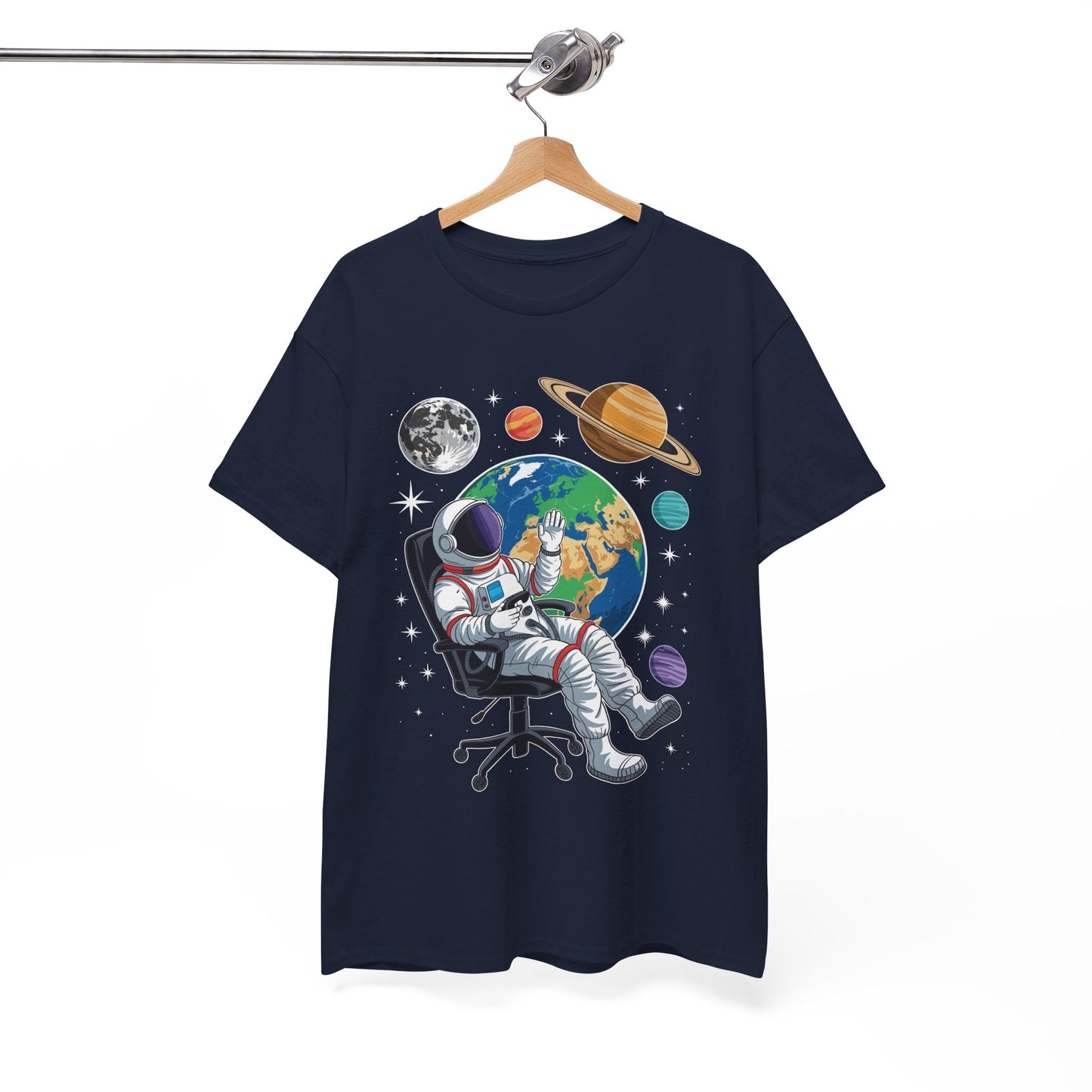 Astronaut Gamer Space Gaming System Planets T-Shirt