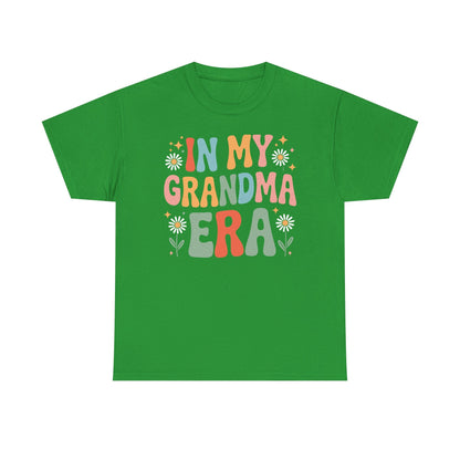 In My Grandma Era Funny Sarcastic Groovy Retro Mothers Day T-Shirt