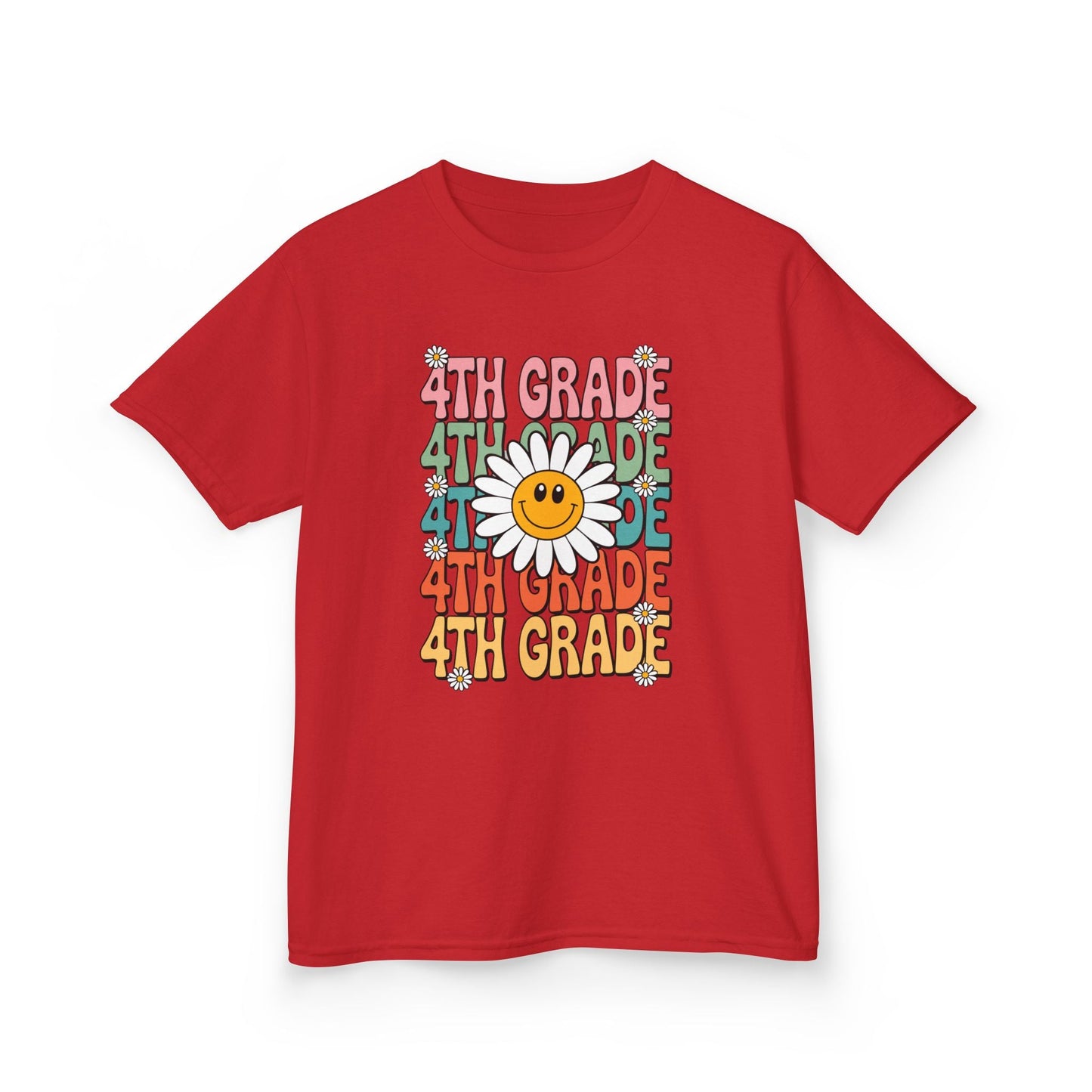 Groovy 4th Grade Back To School First Day of Fourth Grade T-Shirt