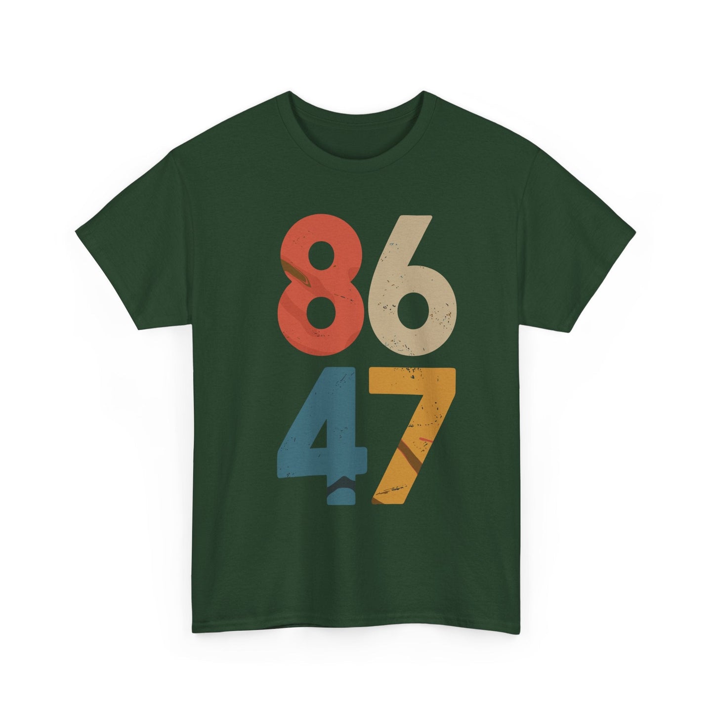 Classic Vintage 80s Style 86 47 Anti Trump T-Shirt