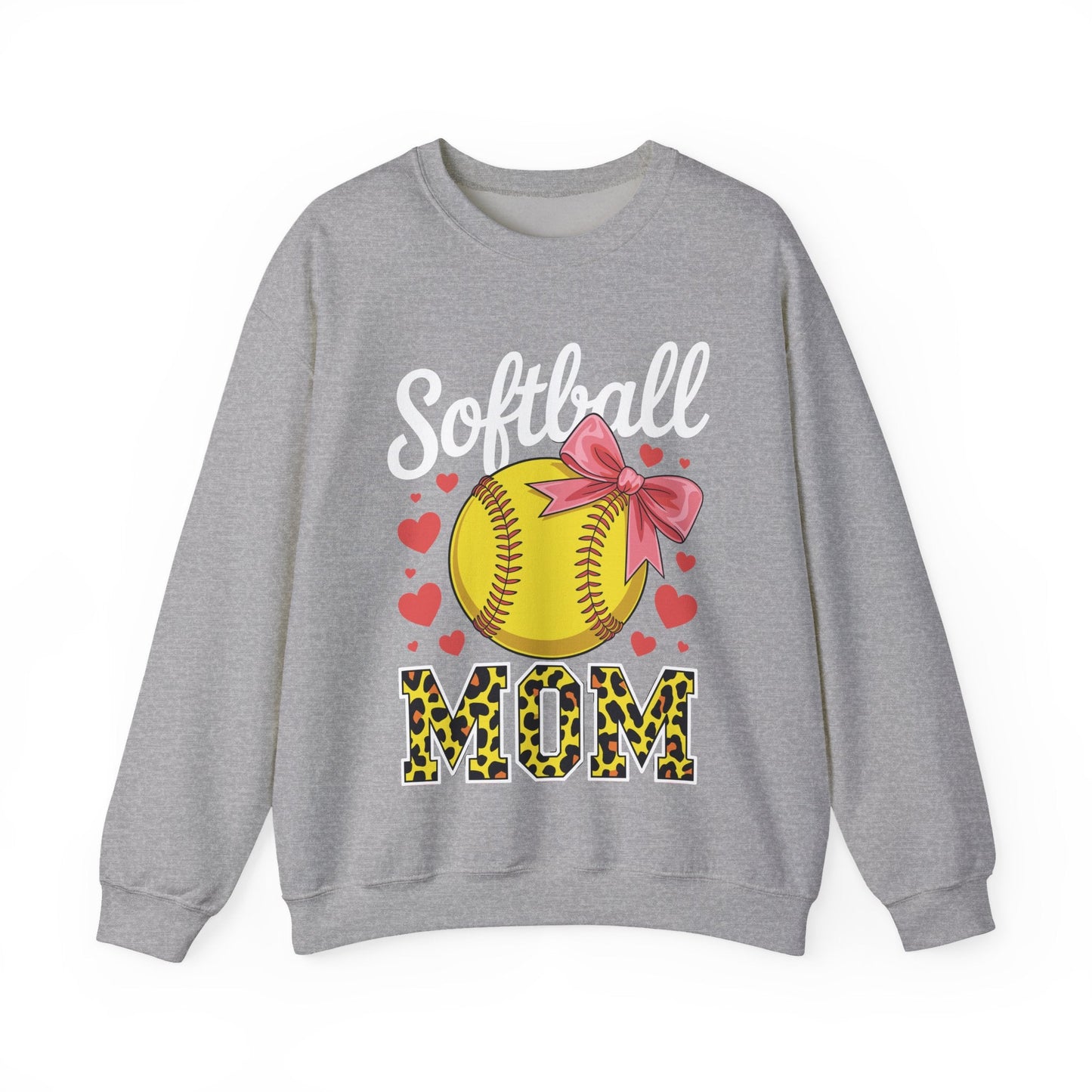Softball Mom Headband Leopard Softball Ball Mothers Day Mama Sweatshirt