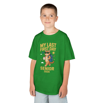 My Last First Day Senior 2026 Cat Back to School Cool Class T-Shirt