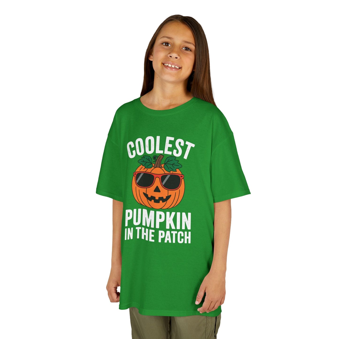 Kids Coolest Pumpkin In The Patch Halloween For Boys Girls T-Shirt
