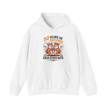 50th Wedding Anniversary 50 Years Of Driving Each Other Nuts Hoodie
