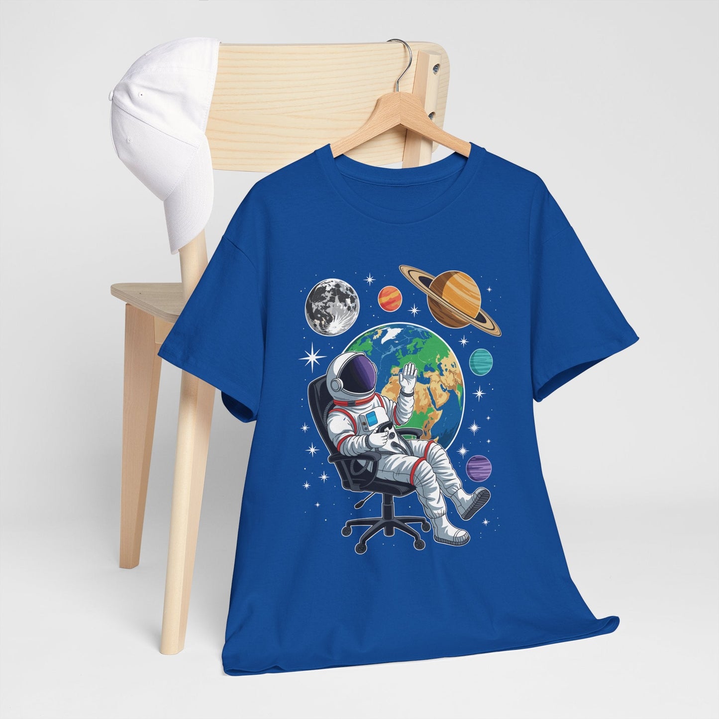 Astronaut Gamer Space Gaming System Planets T-Shirt