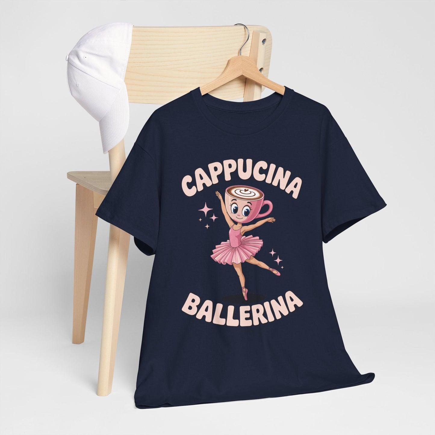 Funny Ballerina Cappuccina Coffee Dance Lovers Italian Meme T-Shirt