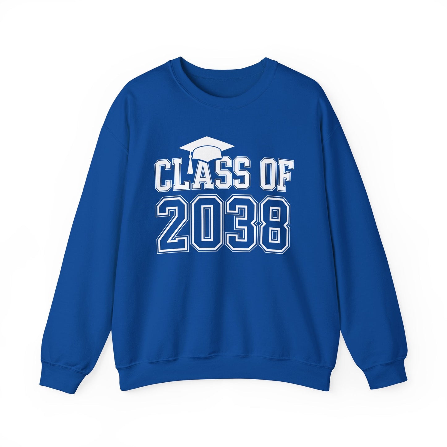 Class of 2038 Grow With Me Funny Kindergarten Back To School Sweatshirt