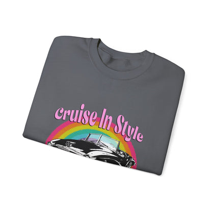 Cruise In Style Car Lovers Sweatshirt