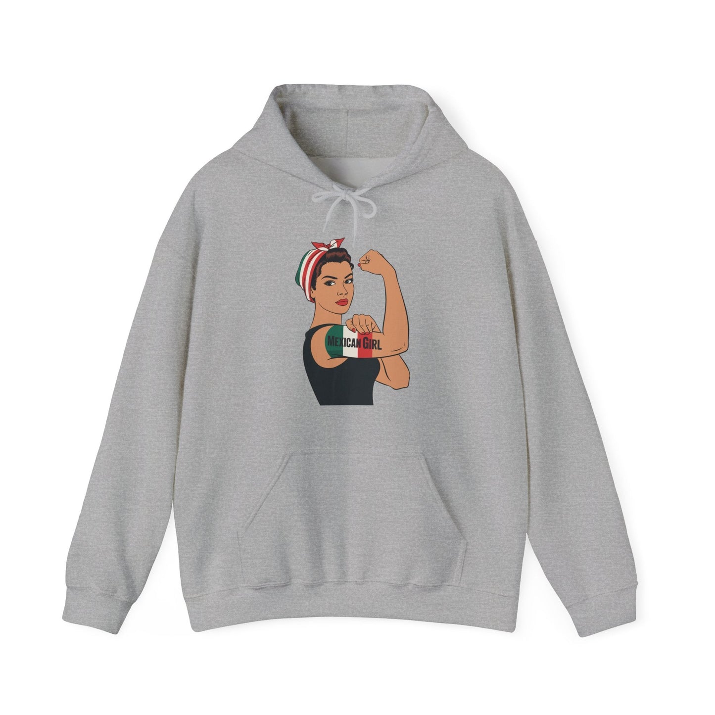 Mexican Girl Mujer Rosie Riveter Cinco De Mayo Fiesta Women Hoodie