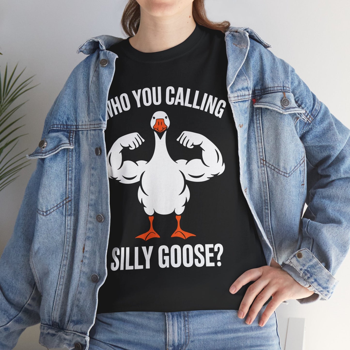 Who You Calling Silly Goose Funny Gym Meme T-Shirt
