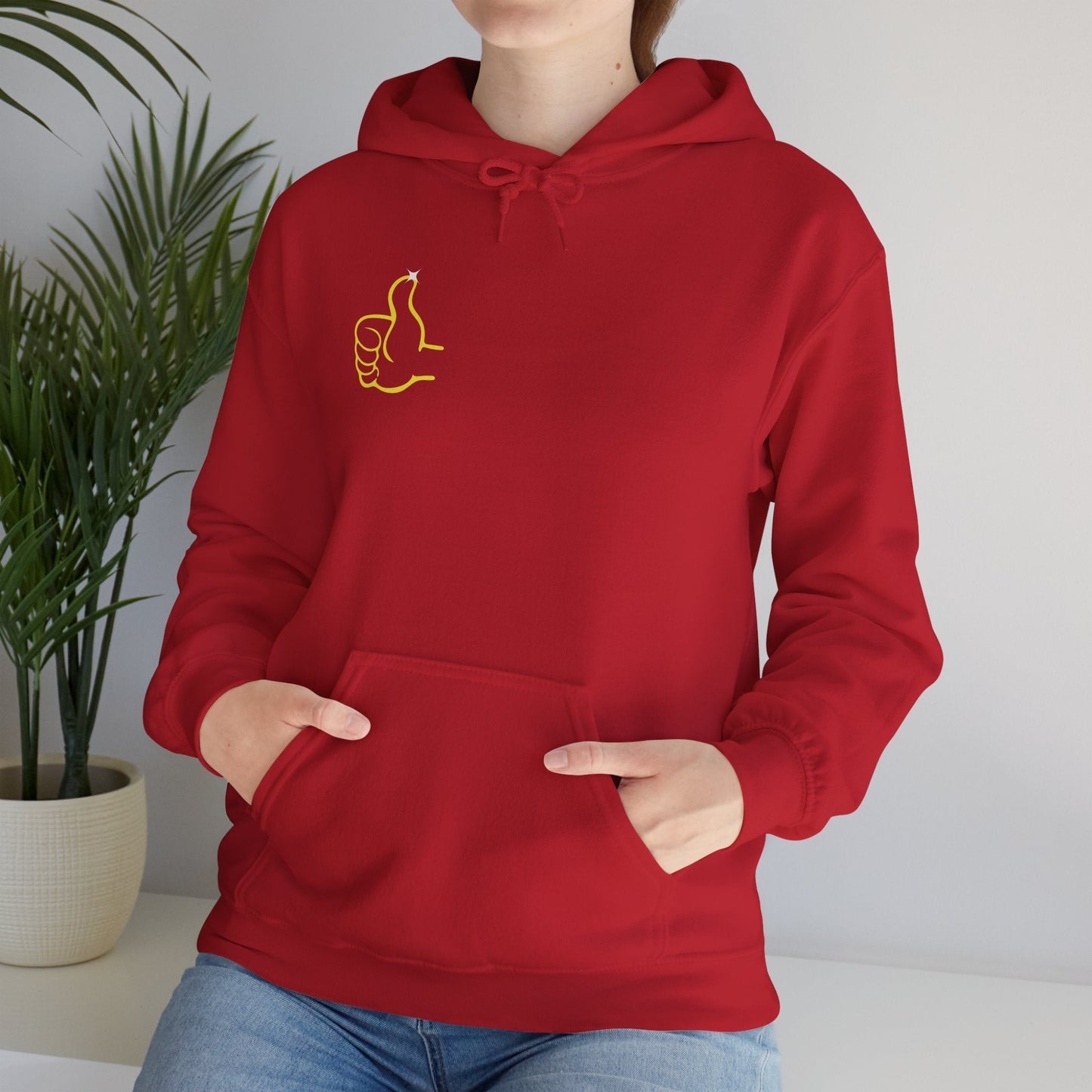 Thumbs Up Hoodie for Men Women