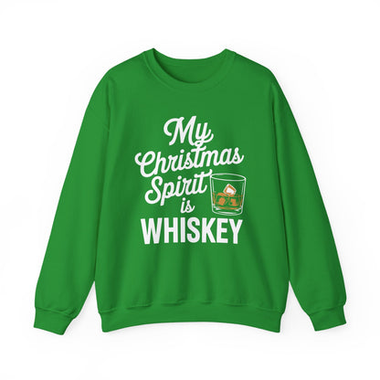Funny Christmas Drinking Shirt Whiskey Liquor Drinker Saying Sweatshirt