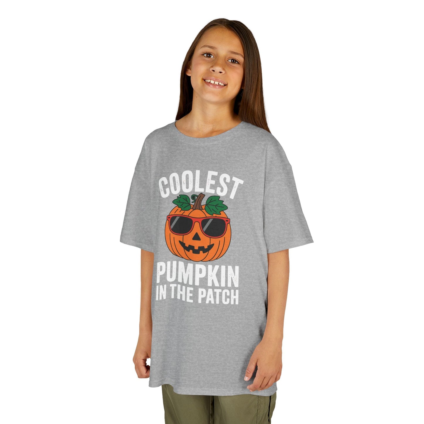 Kids Coolest Pumpkin In The Patch Halloween For Boys Girls T-Shirt