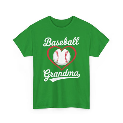 Baseball Grandma Shirt Women Baseball Heart Mothers Day T-Shirt