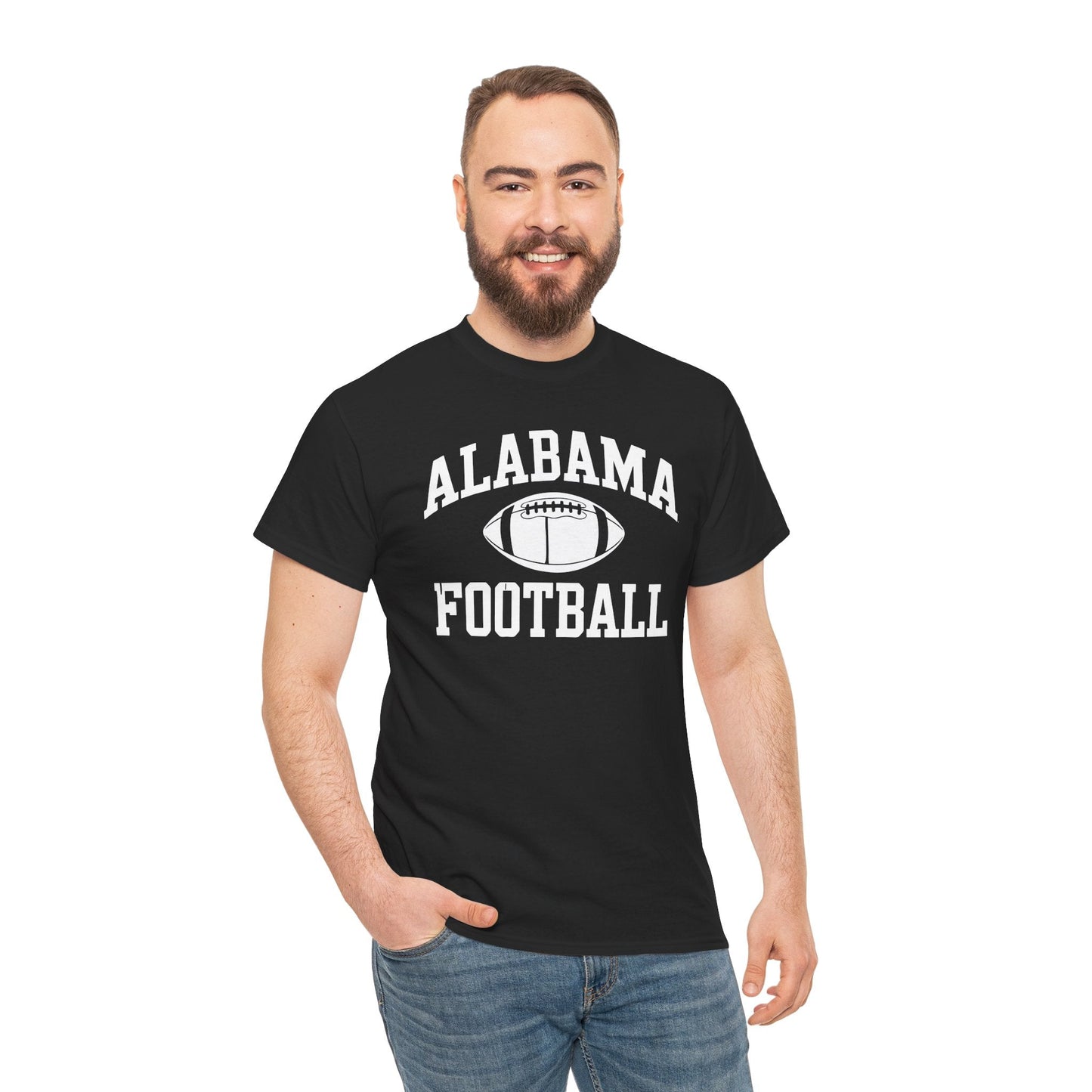Men's Grey Alabama Football Vintage Distressed T-Shirt