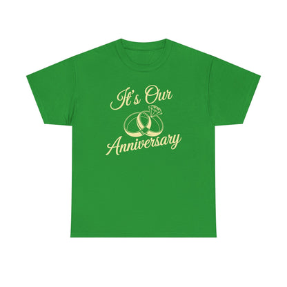 It's Our Anniversary Shirts for Married Couples Husband Wife T-Shirt