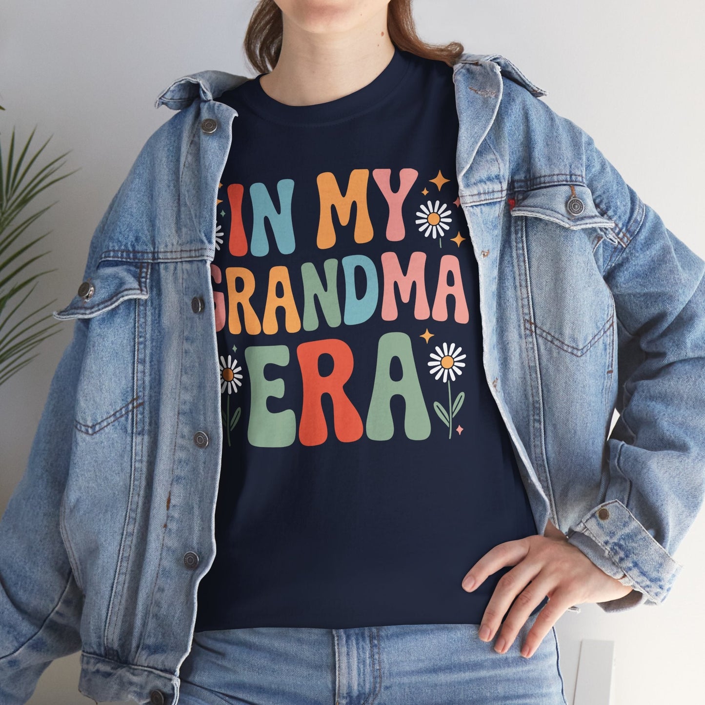 In My Grandma Era Funny Sarcastic Groovy Retro Mothers Day T-Shirt