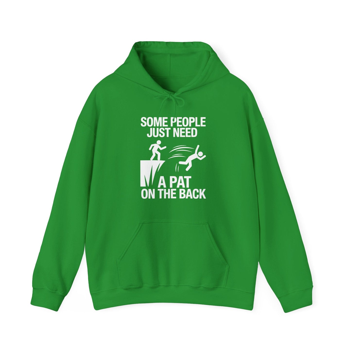 Funny Pat On The Back Adult Sarcastic Design Hoodie