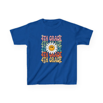 Groovy 4th Grade Back To School First Day of Fourth Grade T-Shirt