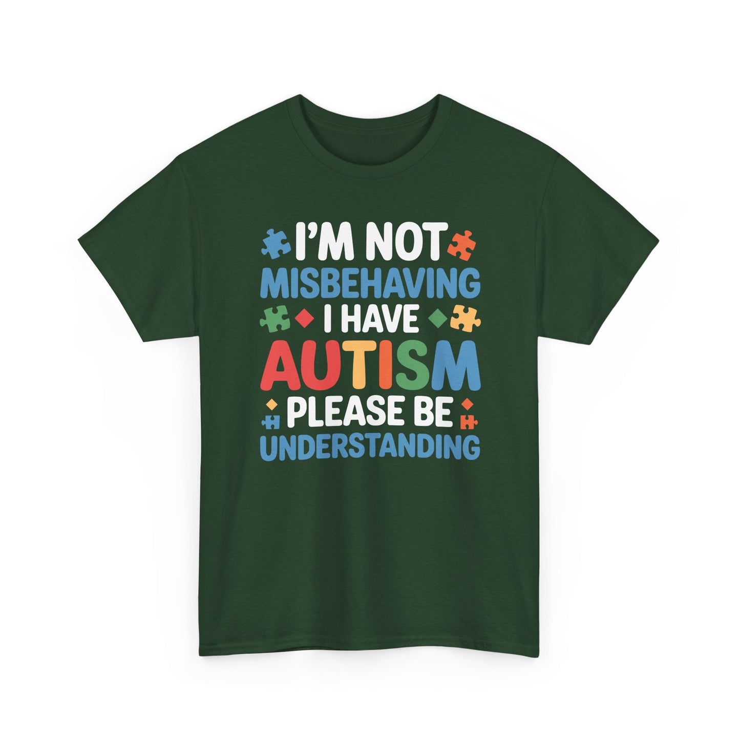 Autism Awareness I'm Not Misbehaving I Have Autism T-Shirt