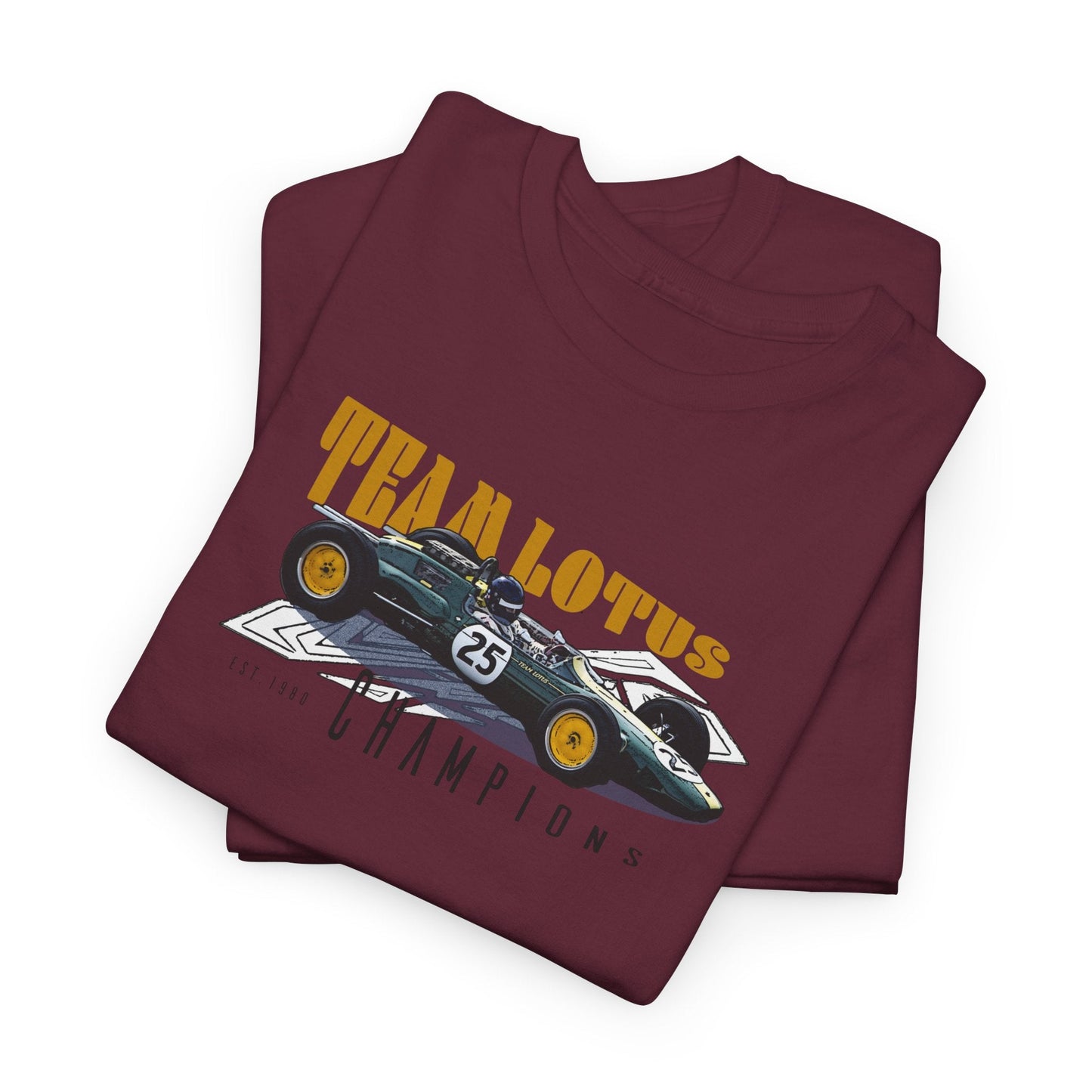 Team Lotus Champion Car T-Shirt Celebrate Racing Legacy and Speed