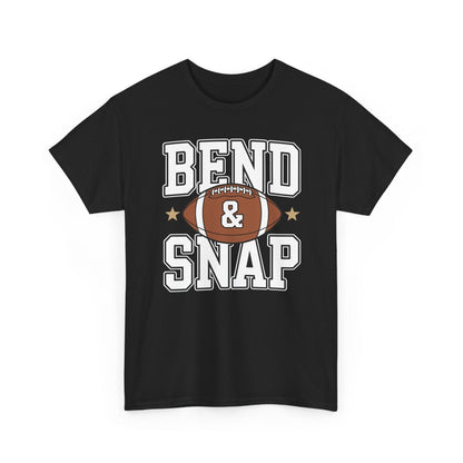 Funny Game Day Touchdown Season Cute Bend and Snap Football T-Shirt