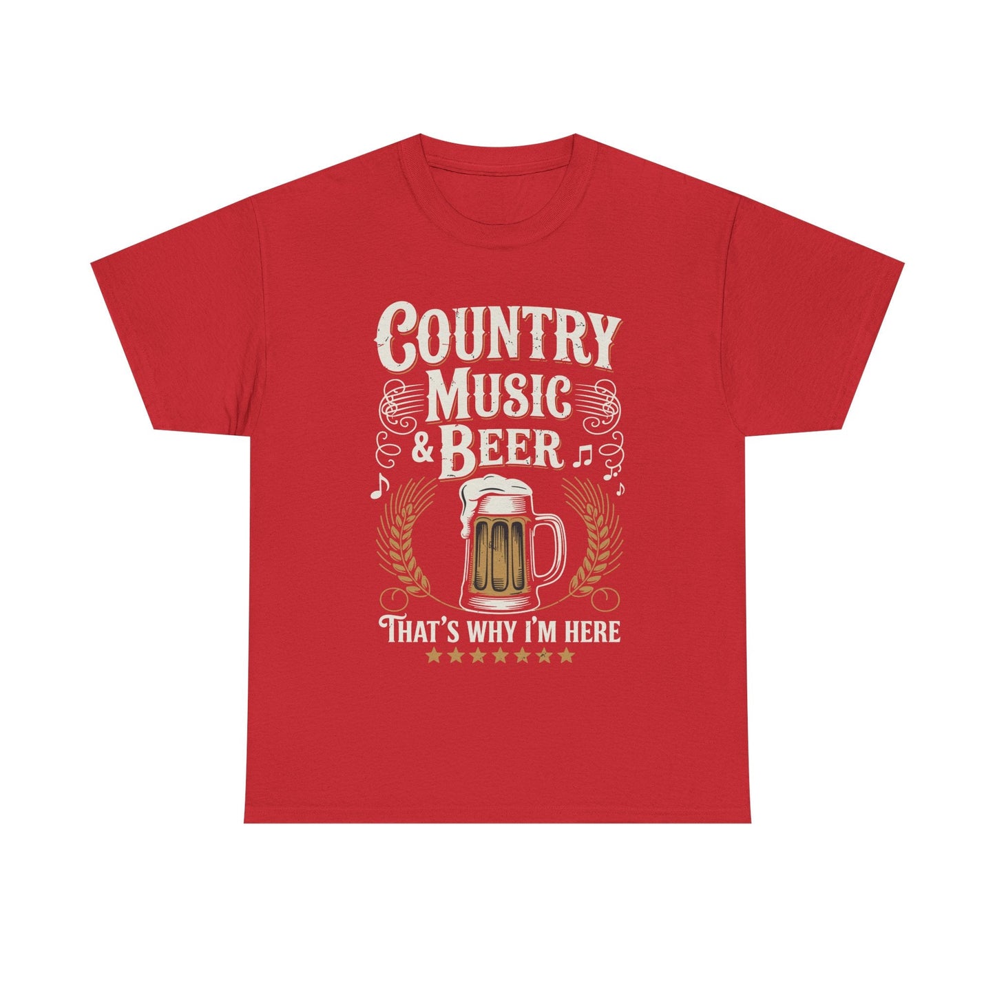 Vintage Country Music and Beer That's Why I'm Here Legends T-Shirt