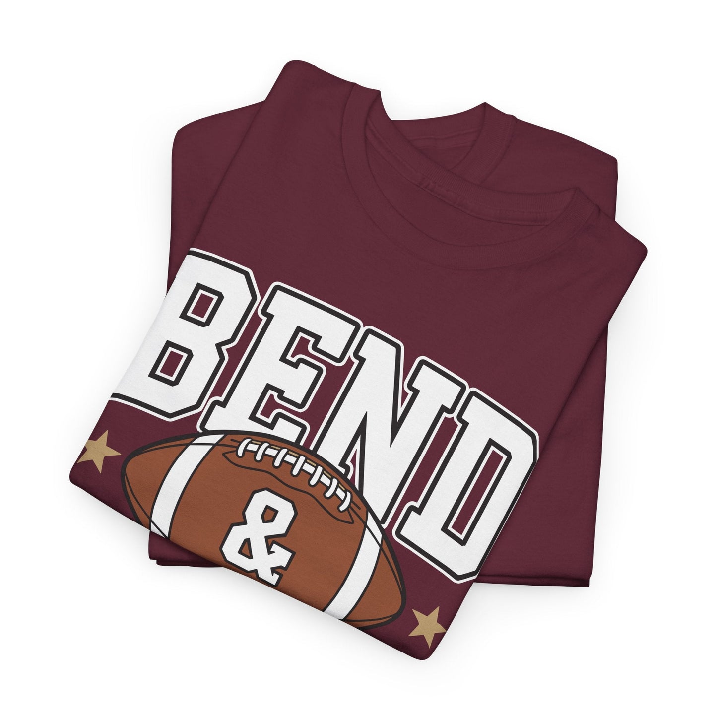 Funny Game Day Touchdown Season Cute Bend and Snap Football T-Shirt