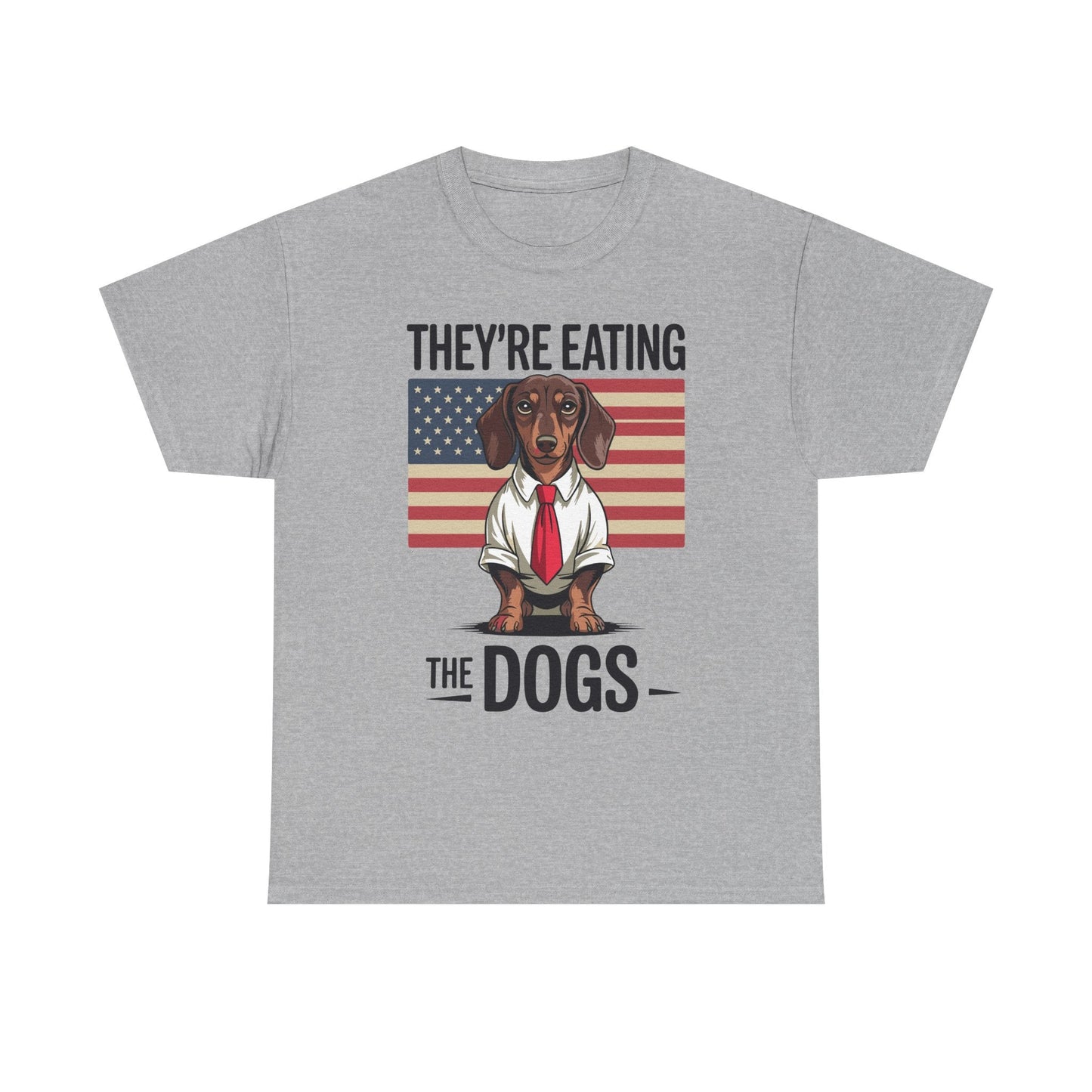 They're Eating the Dogs Trump Hot Dog T-Shirt For Men Women