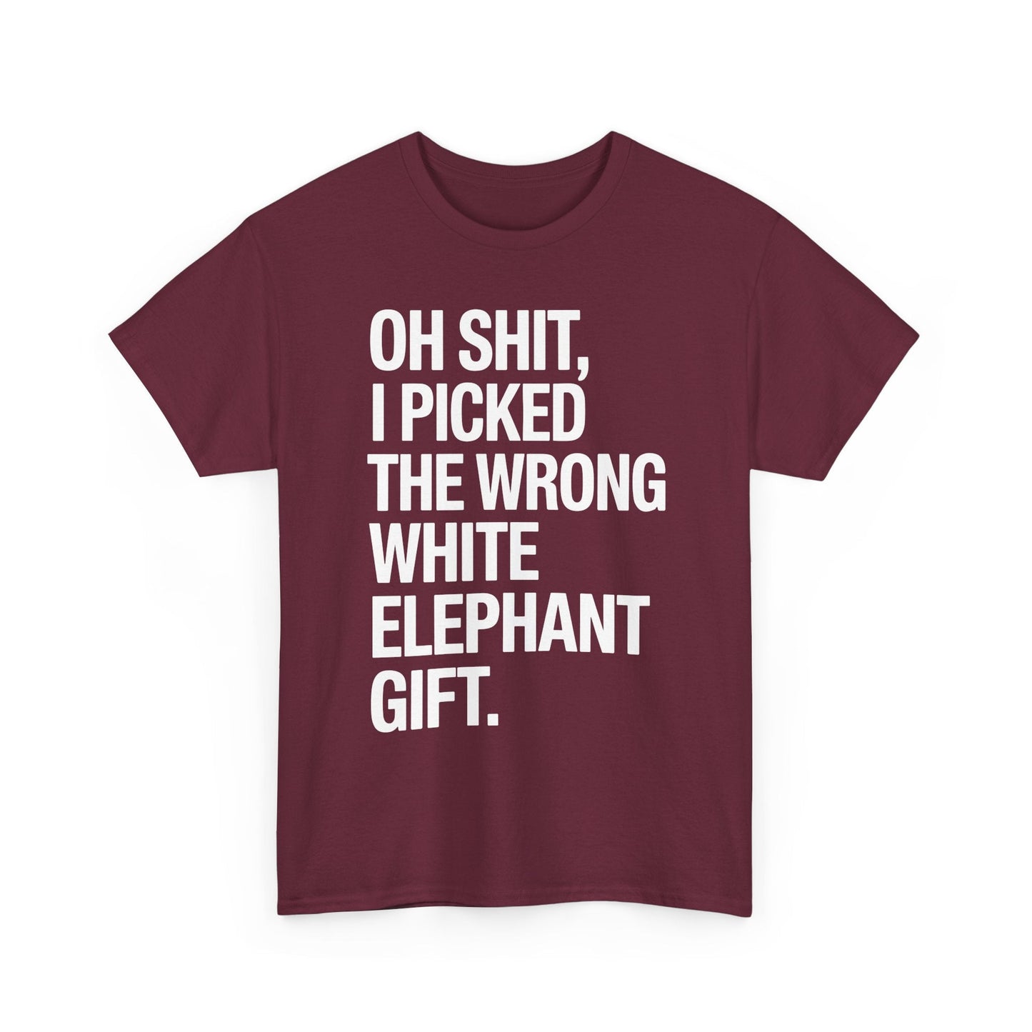 Oh Shit Funny White Elephant Gifts for Adults Under 15 20 T-Shirt
