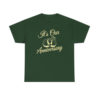 It's Our Anniversary Shirts for Married Couples Husband Wife T-Shirt