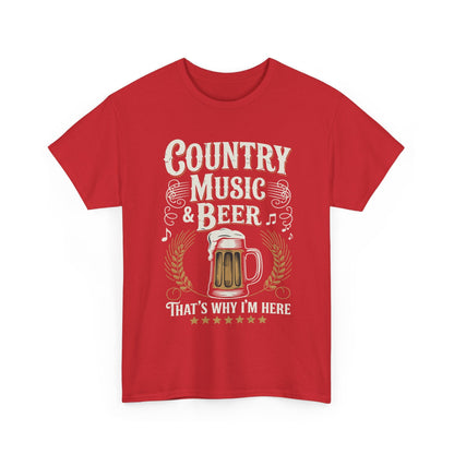 Vintage Country Music and Beer That's Why I'm Here Legends T-Shirt
