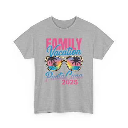 Family Vacation Punta Cana 2025 Matching Holiday Summer T-Shirt