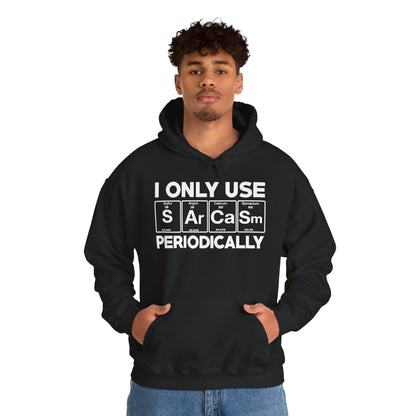 Sarcasm Periodic Table Element Weird Science Joke Gift Hoodie