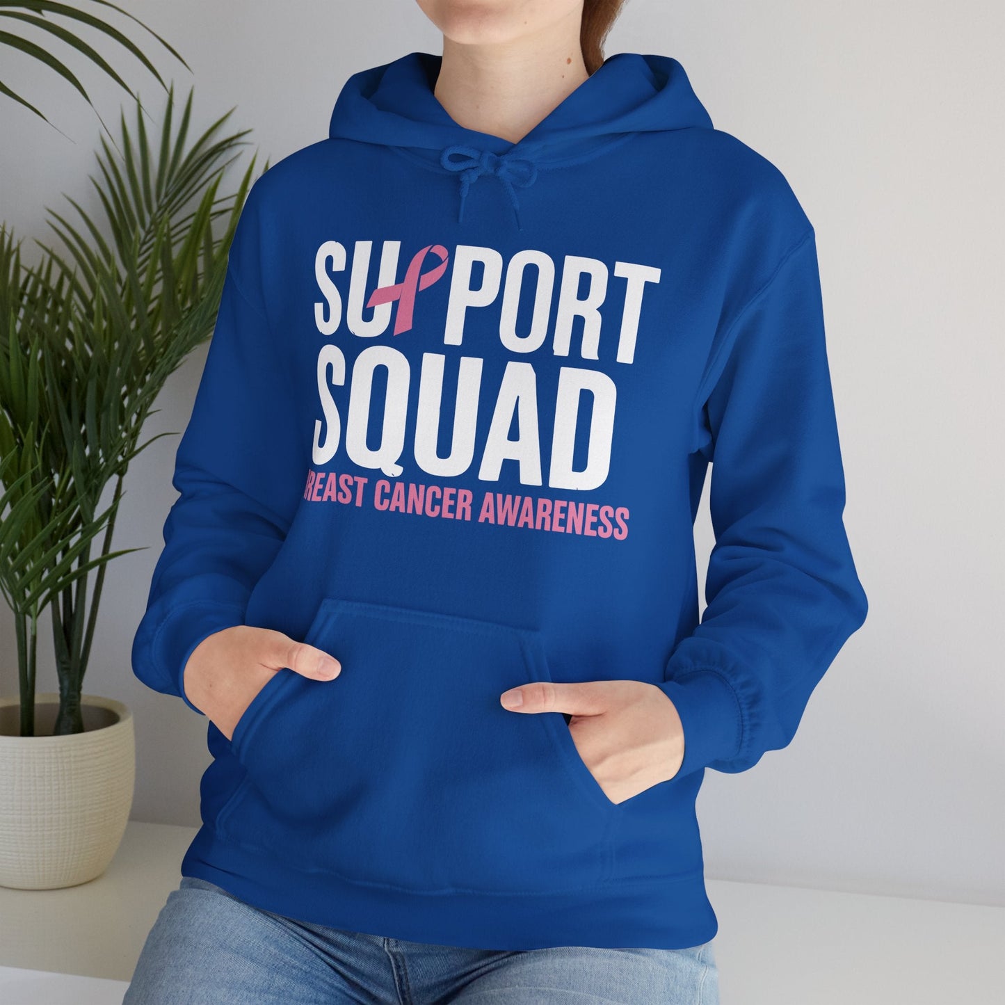 Breast Cancer Shirts Support Squad Breast Cancer Awareness Hoodie