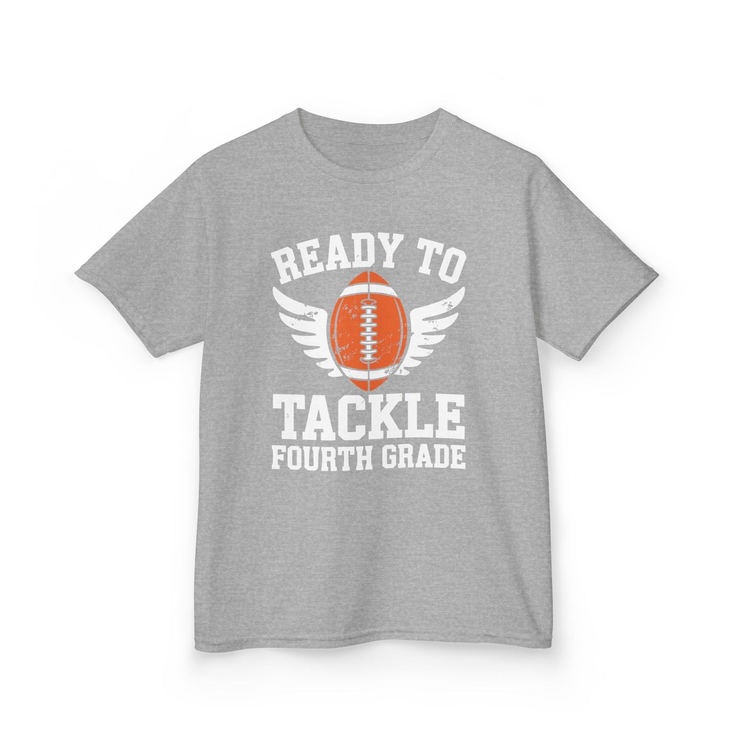 Ready To Tackle Fourth Grade Back To School Football T-Shirt